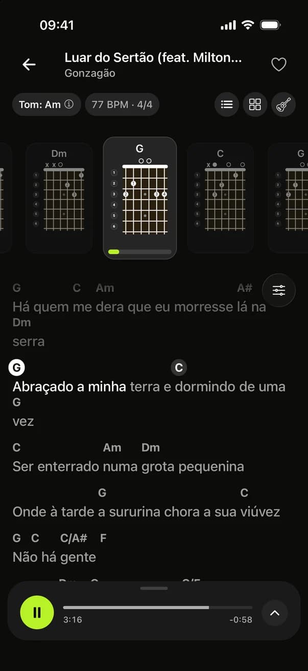 Aprenda qualquer música.
